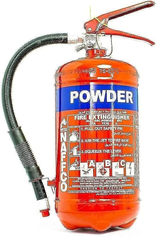 خاموش کننده آتش پودری قابل حمل نافکو - 4 کیلوگرم خاموش کننده آتش پودری قابل حمل نافکو - 4 کیلوگرم