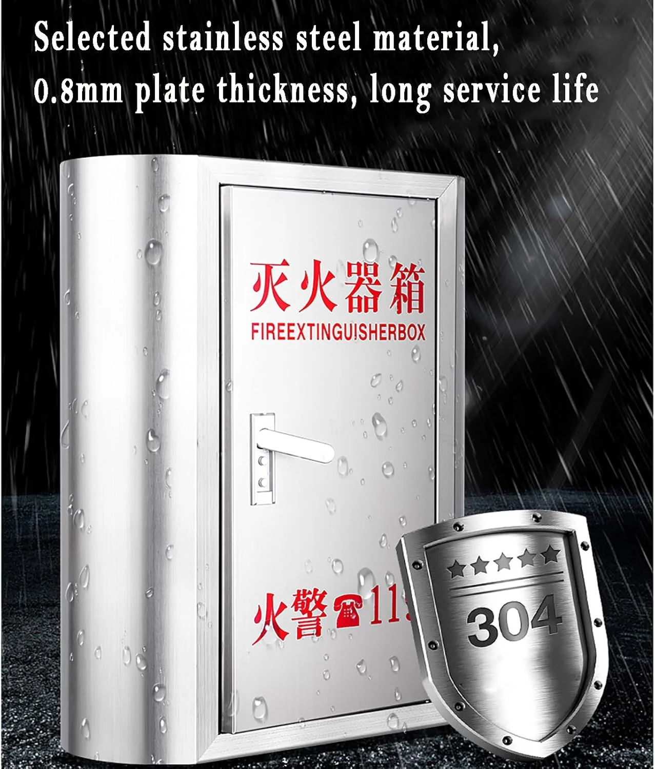 کابینت نگهداری کپسول آتش نشانی MObyat، جعبه کپسول آتش نشانی استیل ضد زنگ 304 با ضخامت 0.8 میلی متر، زیبا، محکم، بادوام و ضد خوردگی، قابلیت نگهداری 2 کپسول آتش نشانی 5 کیلوگرمی کابینت نگهداری کپسول آتش نشانی MObyat، جعبه کپسول آتش نشانی استیل ضد زنگ 304 با ضخامت 0.8 میلی متر، زیبا، محکم، بادوام و ضد خوردگی، قابلیت نگهداری 2 کپسول آتش نشانی 5 کیلوگرمی