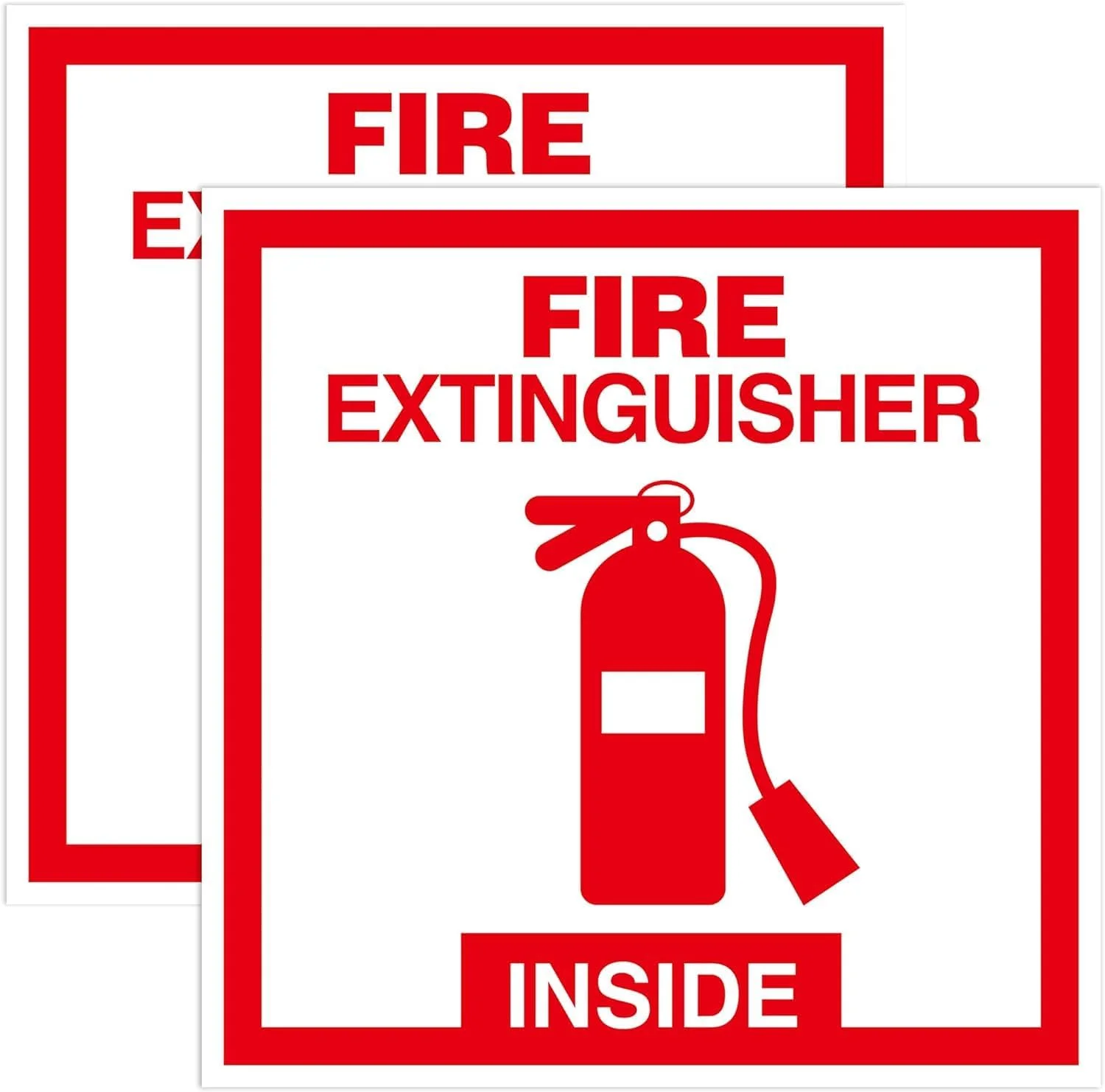 برچسب های علامت کپسول آتش نشانی Maxsafe، بسته 2 عددی، برچسب ایمنی وینیل خود چسب، مقاوم در برابر محو شدن و خراش، مناسب برای داخل و خارج از منزل برچسب های علامت کپسول آتش نشانی Maxsafe، بسته 2 عددی، برچسب ایمنی وینیل خود چسب، مقاوم در برابر محو شدن و خراش، مناسب برای داخل و خارج از منزل