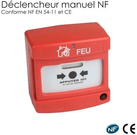 شستی اعلام حریق دستی لایف باکس JOD1 مدل LBXJOD110017 قرمز، بدون 