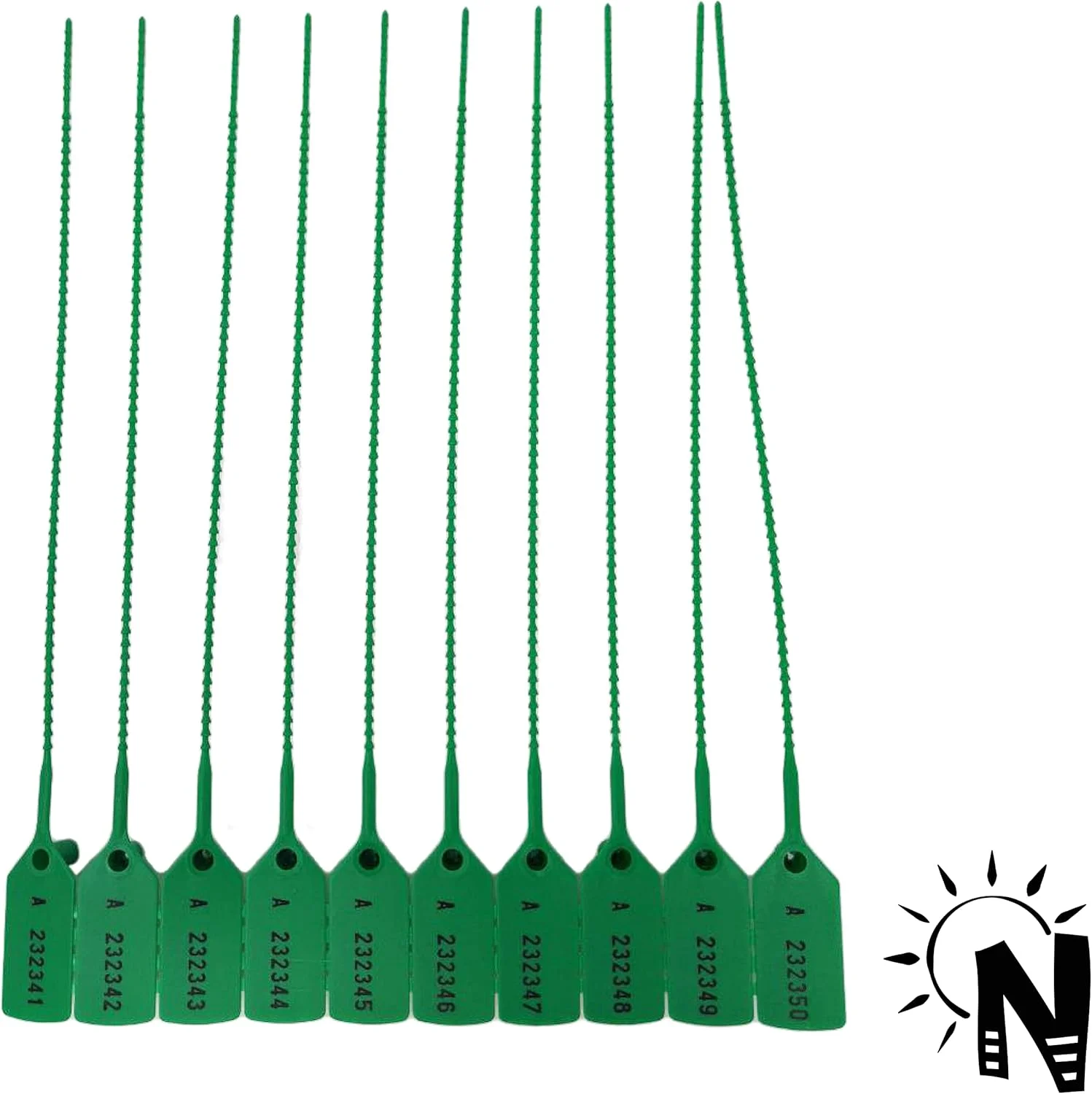 پلمپ های آتش نشانی ضد دستکاری با قابلیت شکستن آسان ساخت انگلستان - پلمپ ایمن و نشانگر استفاده با تگ های امنیتی با استحکام شکست پایین - برای خاموش کننده های آتش و جعبه های کمک های اولیه (سبز تیره، 500 عدد)