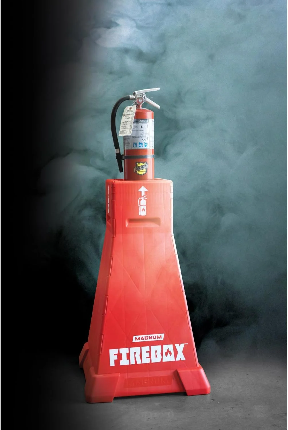 پایه کپسول آتش نشانی قابل حمل مگنوم تول، مطابق با OSHA، ایستگاه ایمنی کپسول آتش نشانی اضطراری برای کارگاه های ساختمانی، مونتاژ و جداسازی آسان، تحمل وزن تا 30 پوند