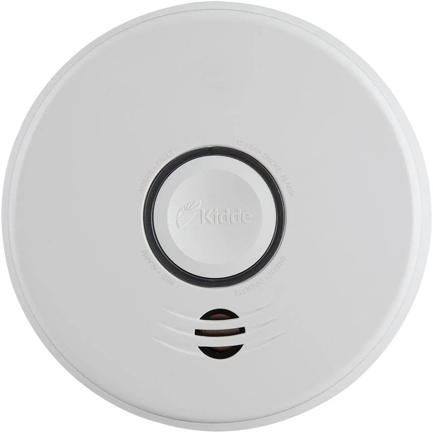 آشکارساز دود فوتوالکتریک سیم‌کشی شده Kidde P4010ACS با باتری پشتیبان 10 ساله مهر و موم شده