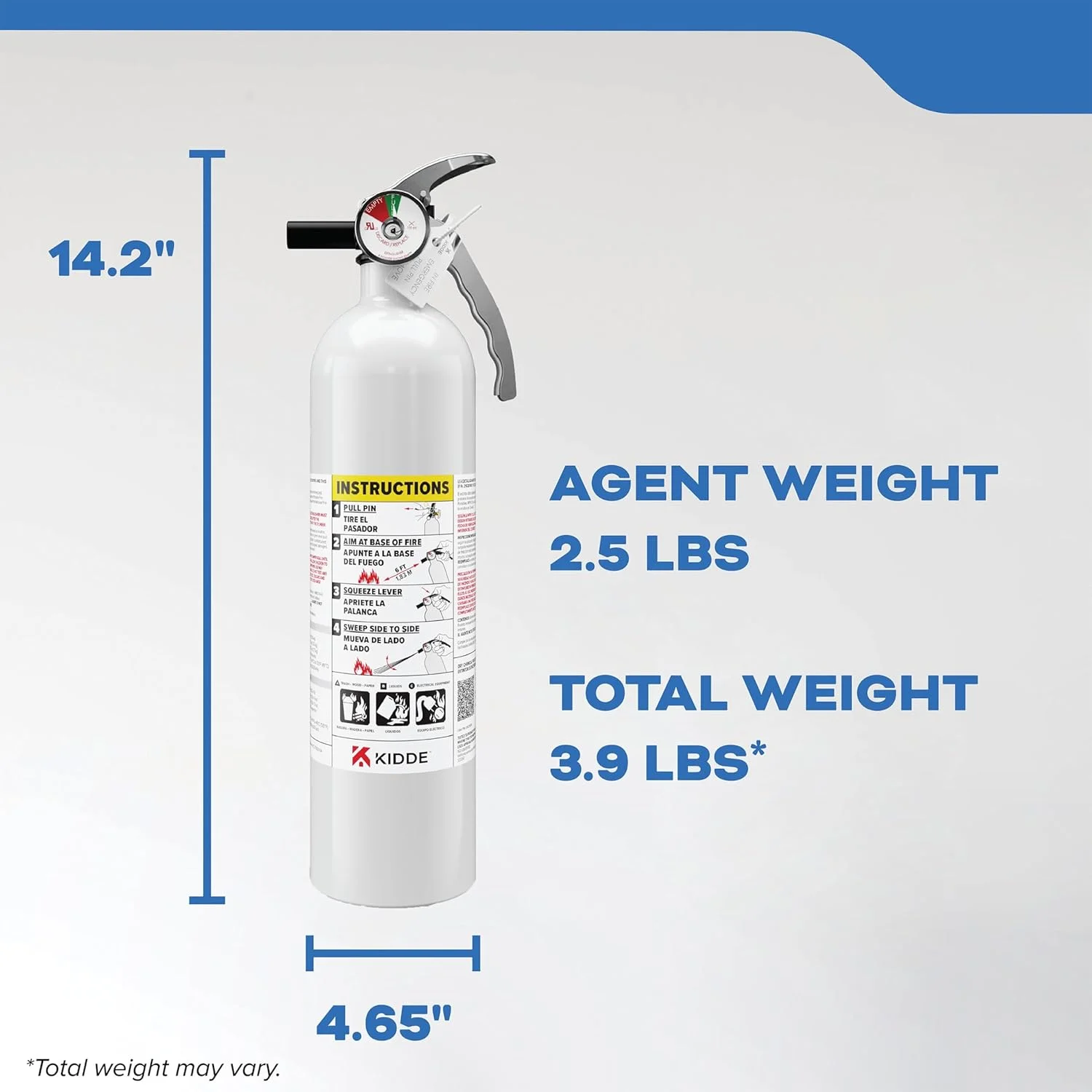 Kidde Fire Extinguisher for Boats, Single-Use 1A10BC, 2 Pack Kidde Fire Extinguisher for Boats, Single-Use 1A10BC, 2 Pack