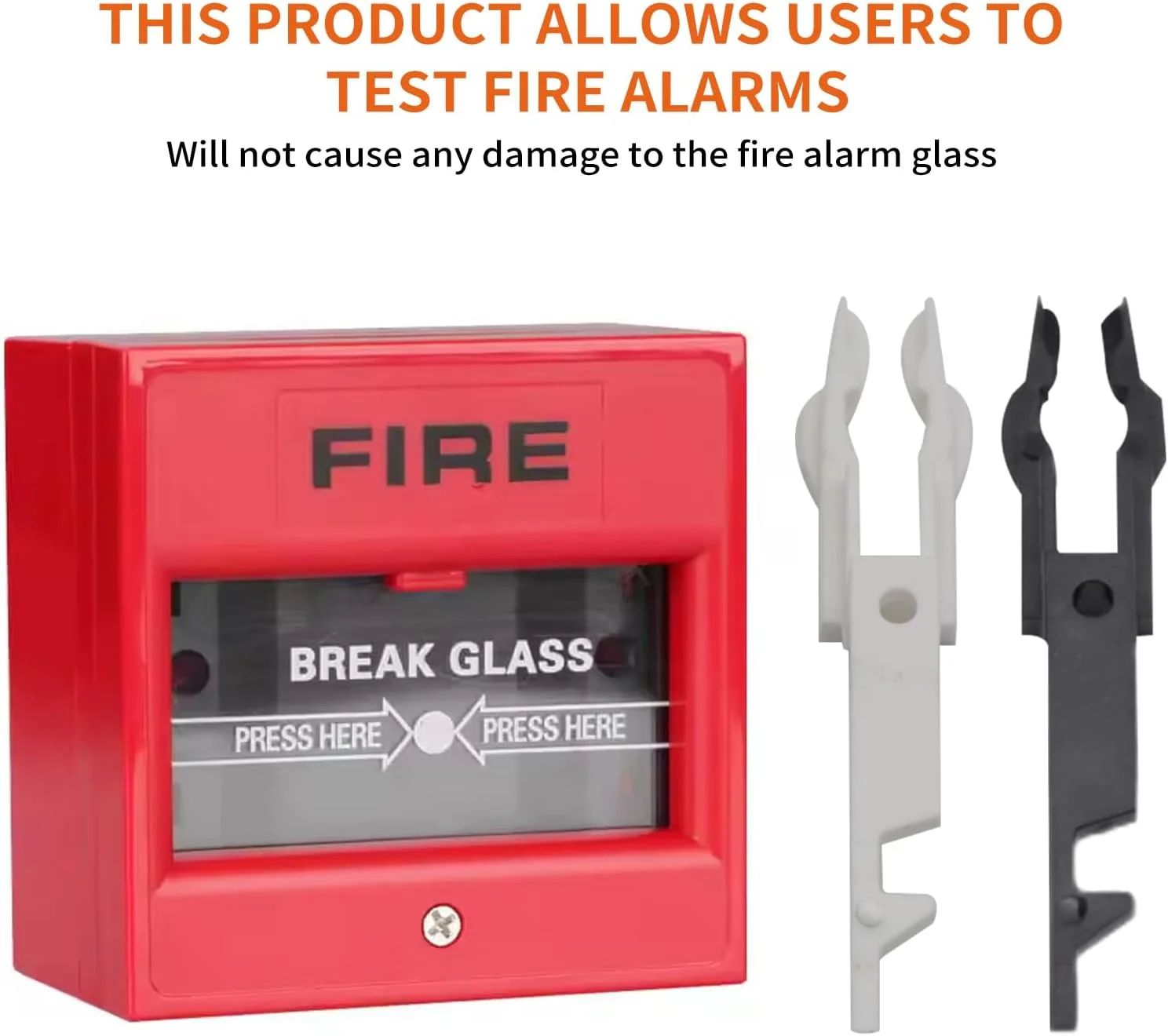 جیامائوهوا بسته 10 عددی کلید تست آلارم آتش، کلید تست نقطه تماس، کلید رهاسازی درب اضطراری سازگار با نقاط تماس اصلی، کلید نقطه تماس آتش جهانی، ابزار ایمنی کلید نقطه تماس آتش ضروری