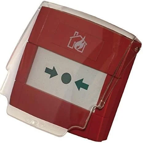 محافظ شیشه اعلام حریق لولایی هاوس هولد پلاستیک شفاف [بسته 5 عددی] سازگار با مدل های KAC