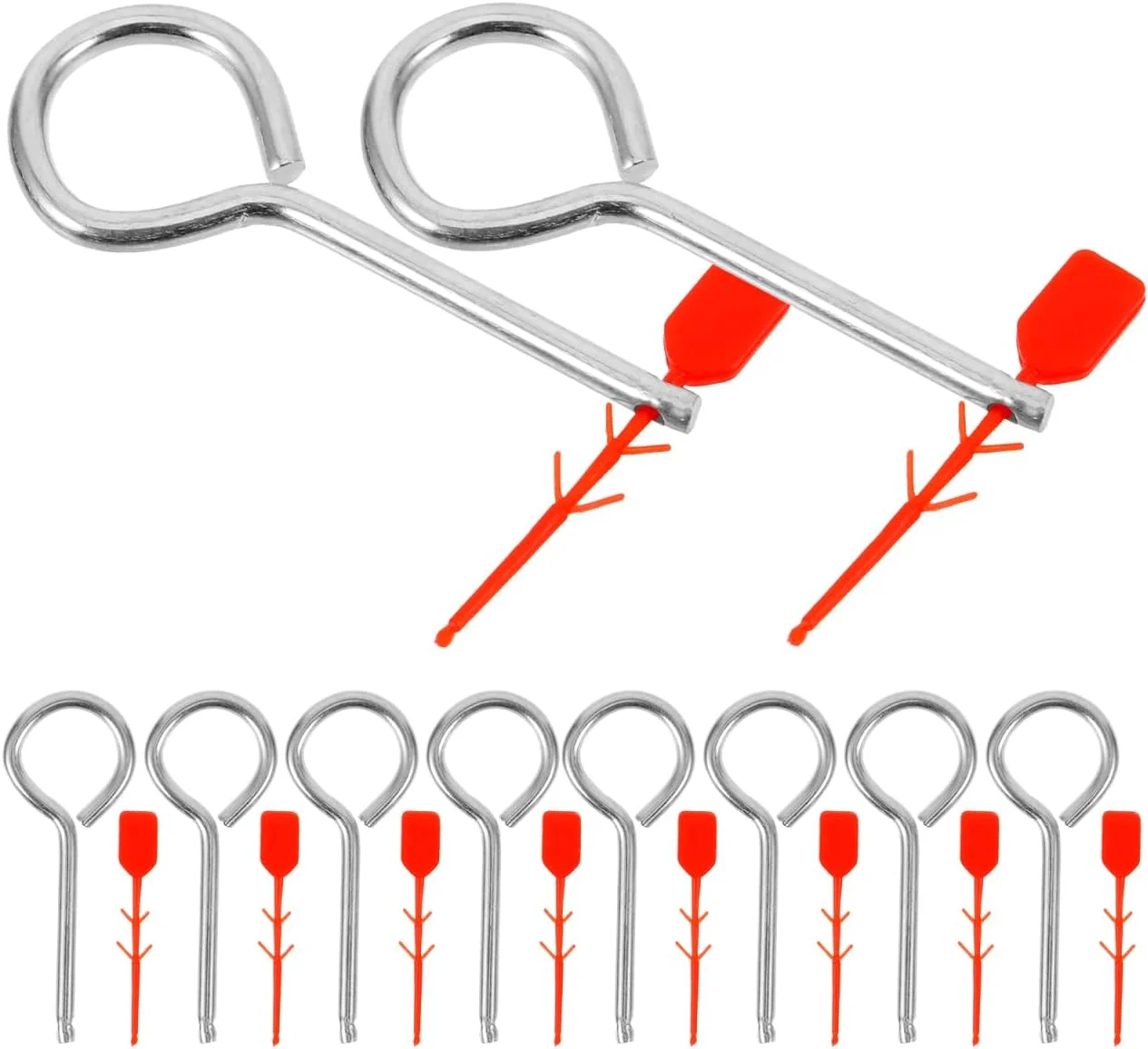 هومزفو 10 عدد پین قفل آتش نشانی، مهر و موم های قرمز ضد دستکاری، پین های کششی آتش نشانی آهنی، پین های ایمنی جایگزین، لوازم جانبی آتش نشانی هومزفو 10 عدد پین قفل آتش نشانی، مهر و موم های قرمز ضد دستکاری، پین های کششی آتش نشانی آهنی، پین های ایمنی جایگزین، لوازم جانبی آتش نشانی