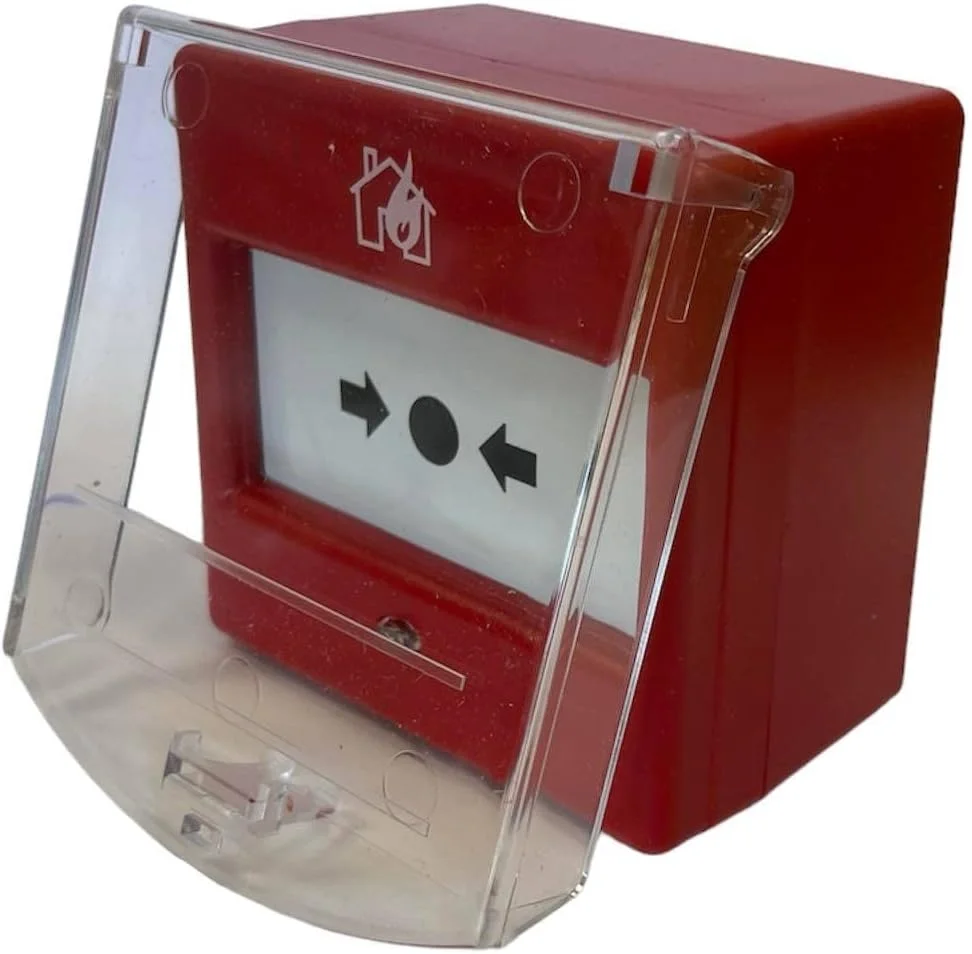 HowseHold Hinged Call Point Cover Clear [5 Pack] Compatible with Fulleon Call Points