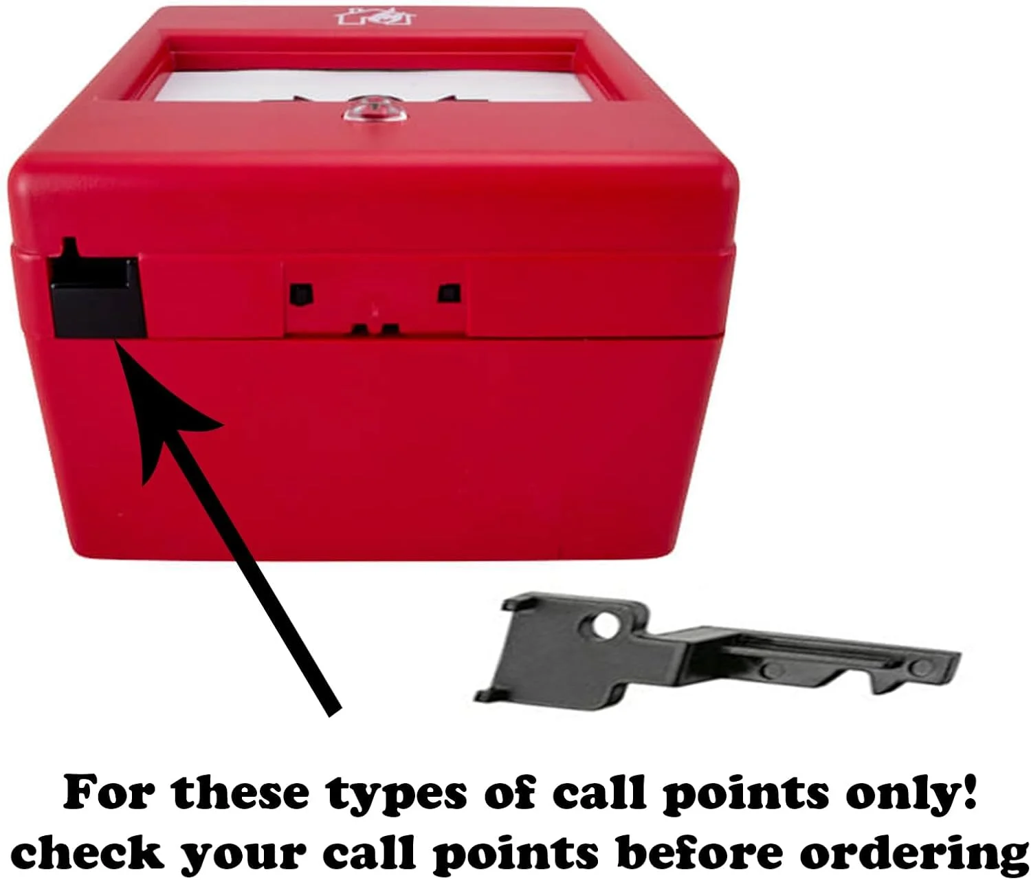 HowseHold Hinged Call Point Cover Clear [5 Pack] Compatible with Fulleon Call Points