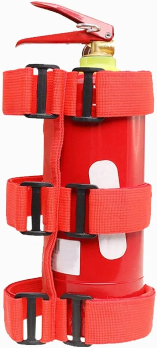 نگهدارنده تسمه کپسول آتش نشانی Housoutil، نگهدارنده کپسول آتش نشانی خودرو، تسمه تثبیت کننده کپسول آتش نشانی، نوار نگهدارنده کپسول آتش نشانی برای خودرو، نگهدارنده تثبیت کننده کپسول آتش نشانی، لوازم جانبی چمدان Pu