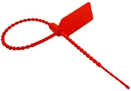 بست های امنیتی آتش خاموش کن FSSS Ltd مدل چمدانی، پلمپ ضد دستکاری، بسته 25 عددی (قرمز)