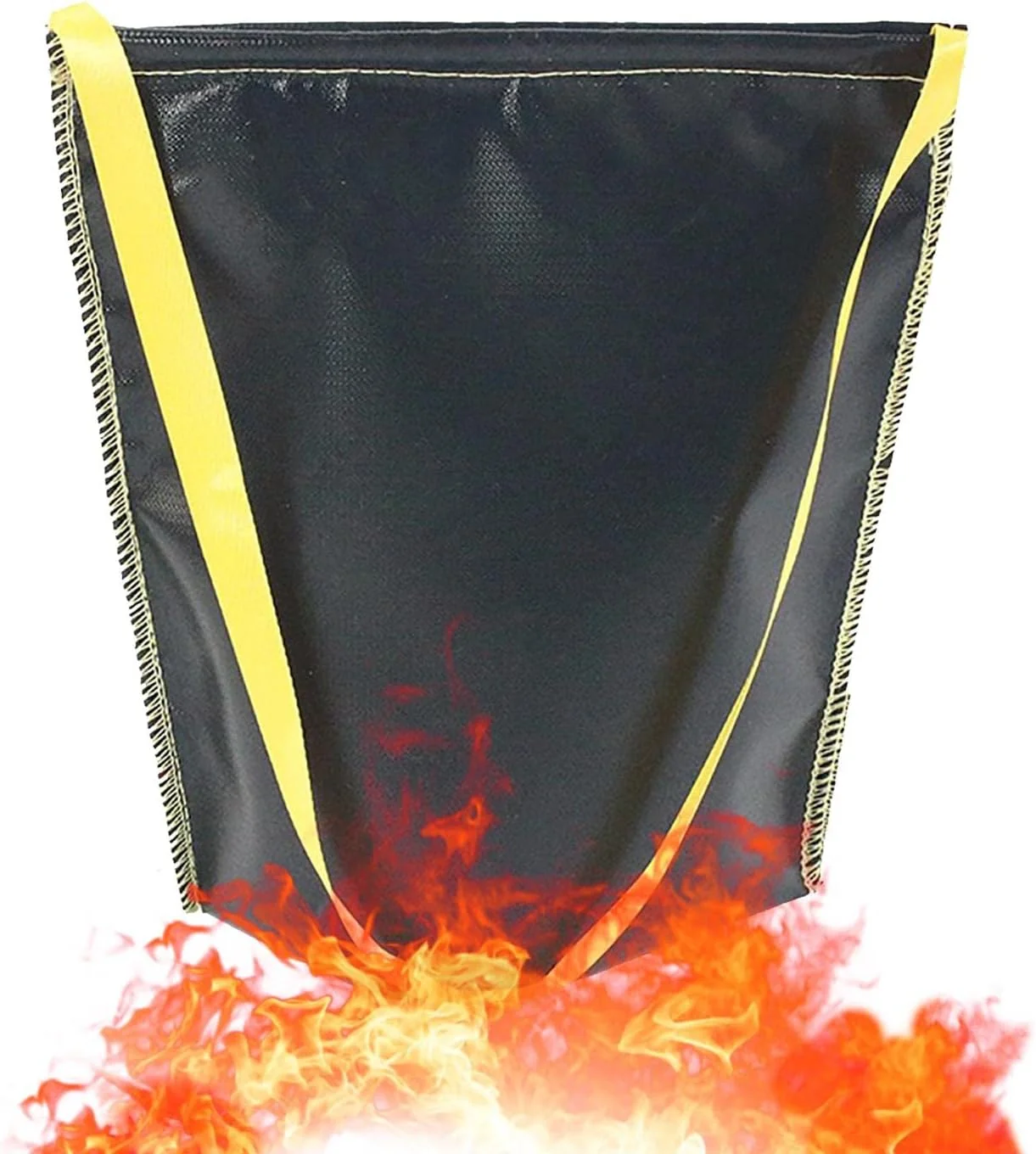 کیسه پارچه ای خاموش کننده آتش - کیسه پارچه ای خاموش کننده آتش زغال پیک نیک | کیسه نگهداری مقاوم در برابر آتش ایمنی در فضای باز