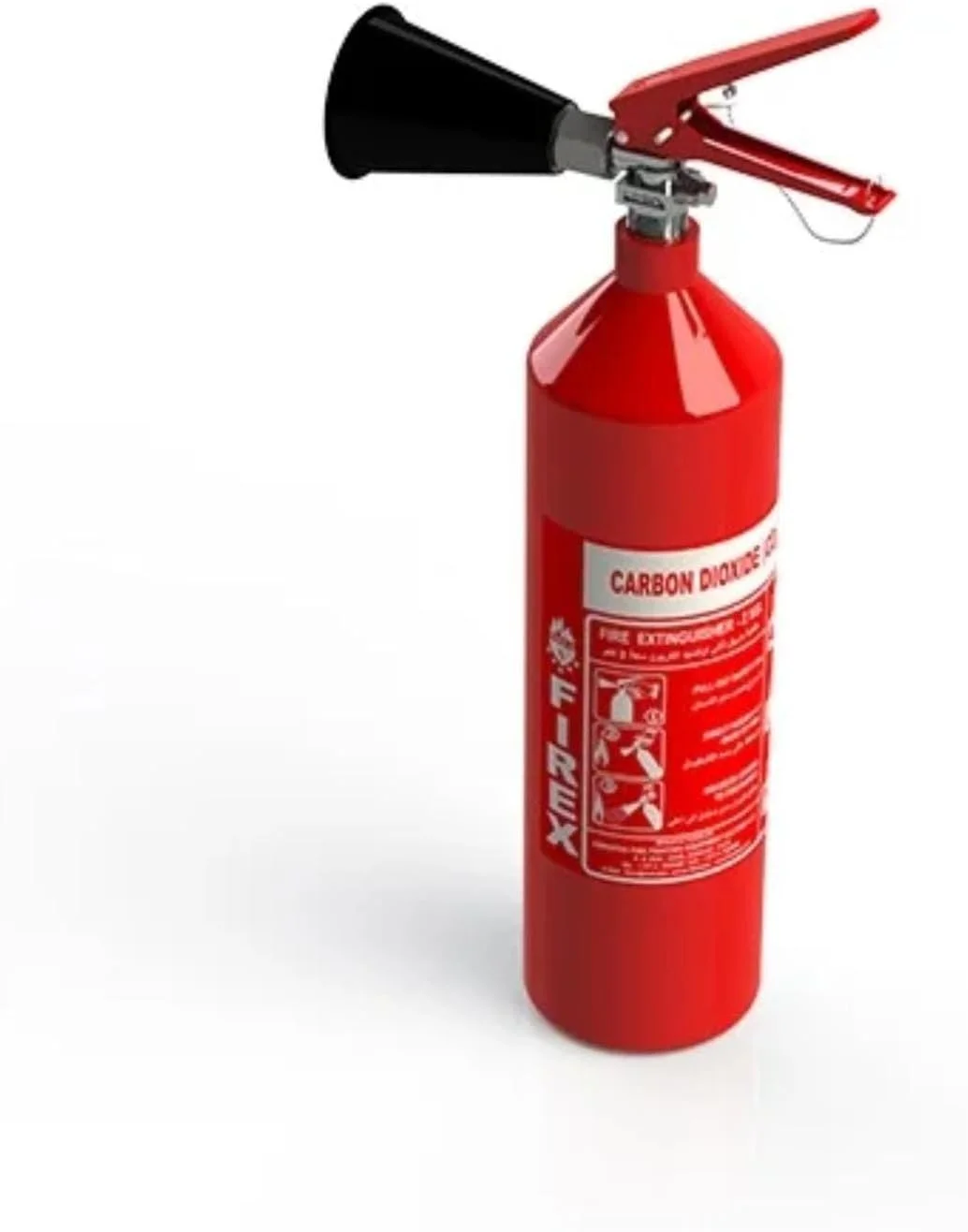 کپسول آتش نشانی CO2، ۲ کیلوگرمی، مورد تایید سازمان آتش نشانی امارات
