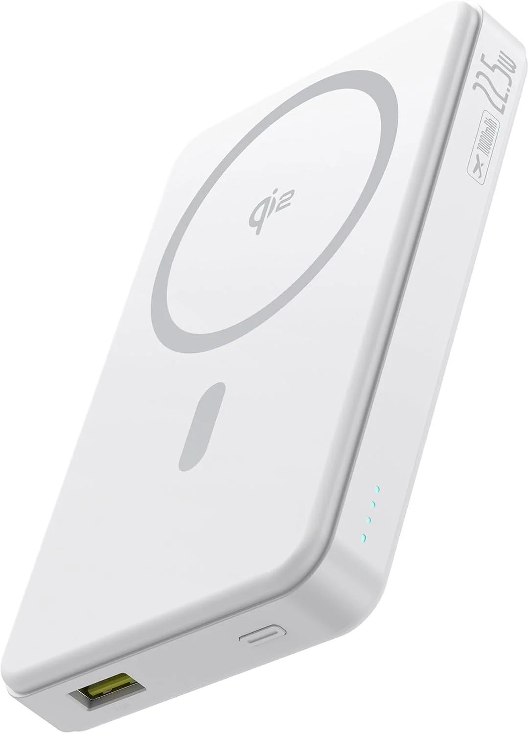 پاور بانک مگ سیف 10000mAh بیسوس Airpow Ⅱ Qi2، شارژر بی سیم 15W، خروجی 22.5W USB-A + 20W USB-C PD، برای آیفون 12–16، سامسونگ، بسته باتری جمع و جور، مورد تایید خطوط هوایی - سفید پاور بانک مگ سیف 10000mAh بیسوس Airpow Ⅱ Qi2، شارژر بی سیم 15W، خروجی 22.5W USB-A + 20W USB-C PD، برای آیفون 12–16، سامسونگ، بسته باتری جمع و جور، مورد تایید خطوط هوایی - سفید