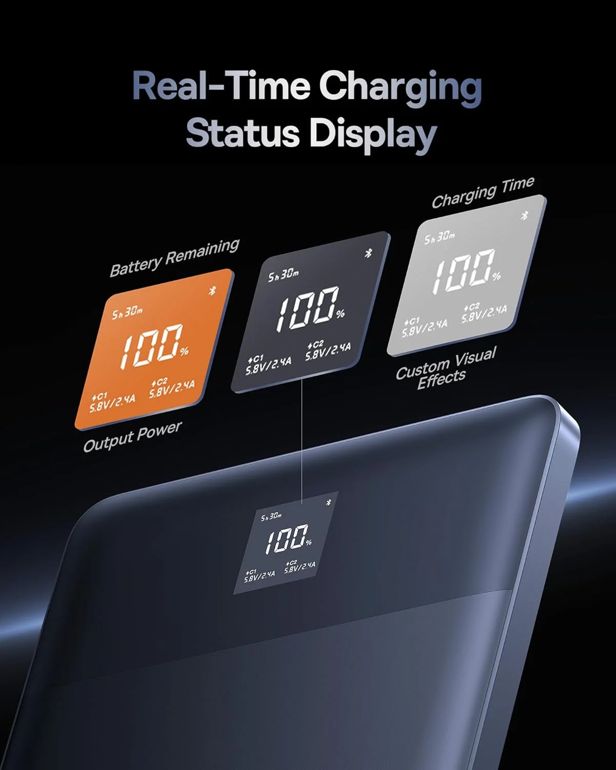 پاوربانک 12000mAh Baseus Blade2 با نمایشگر دیجیتال 65W - آبی ماریانا پاوربانک 12000mAh Baseus Blade2 با نمایشگر دیجیتال 65W - آبی ماریانا