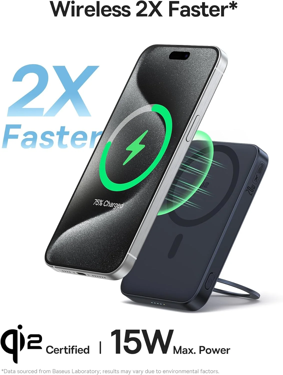 پاور بانک بیسوس PicoGo برای MagSafe، شارژر بی سیم فوق سریع 15 واتی دارای گواهینامه Qi2 با پایه، بسته باتری مغناطیسی فوق العاده باریک 5000 میلی آمپر ساعتی برای سری آیفون 16/15/14/13/12 (مشکی) پاور بانک بیسوس PicoGo برای MagSafe، شارژر بی سیم فوق سریع 15 واتی دارای گواهینامه Qi2 با پایه، بسته باتری مغناطیسی فوق العاده باریک 5000 میلی آمپر ساعتی برای سری آیفون 16/15/14/13/12 (مشکی)