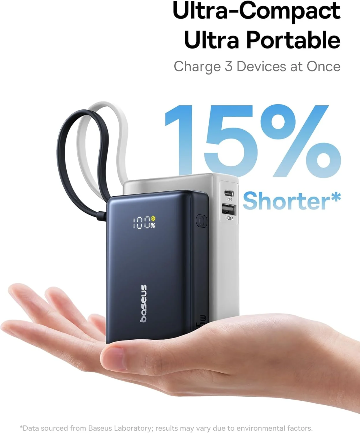 پاور بانک 45 واتی USB C بیسوس PicoGo، نمایشگر دیجیتال 10000 میلی آمپر ساعتی، شارژر قابل حمل برای آیفون 16 پرو مکس، سامسونگ گلکسی S24 اولترا، آیپد و غیره - مشکی پاور بانک 45 واتی USB C بیسوس PicoGo، نمایشگر دیجیتال 10000 میلی آمپر ساعتی، شارژر قابل حمل برای آیفون 16 پرو مکس، سامسونگ گلکسی S24 اولترا، آیپد و غیره - مشکی