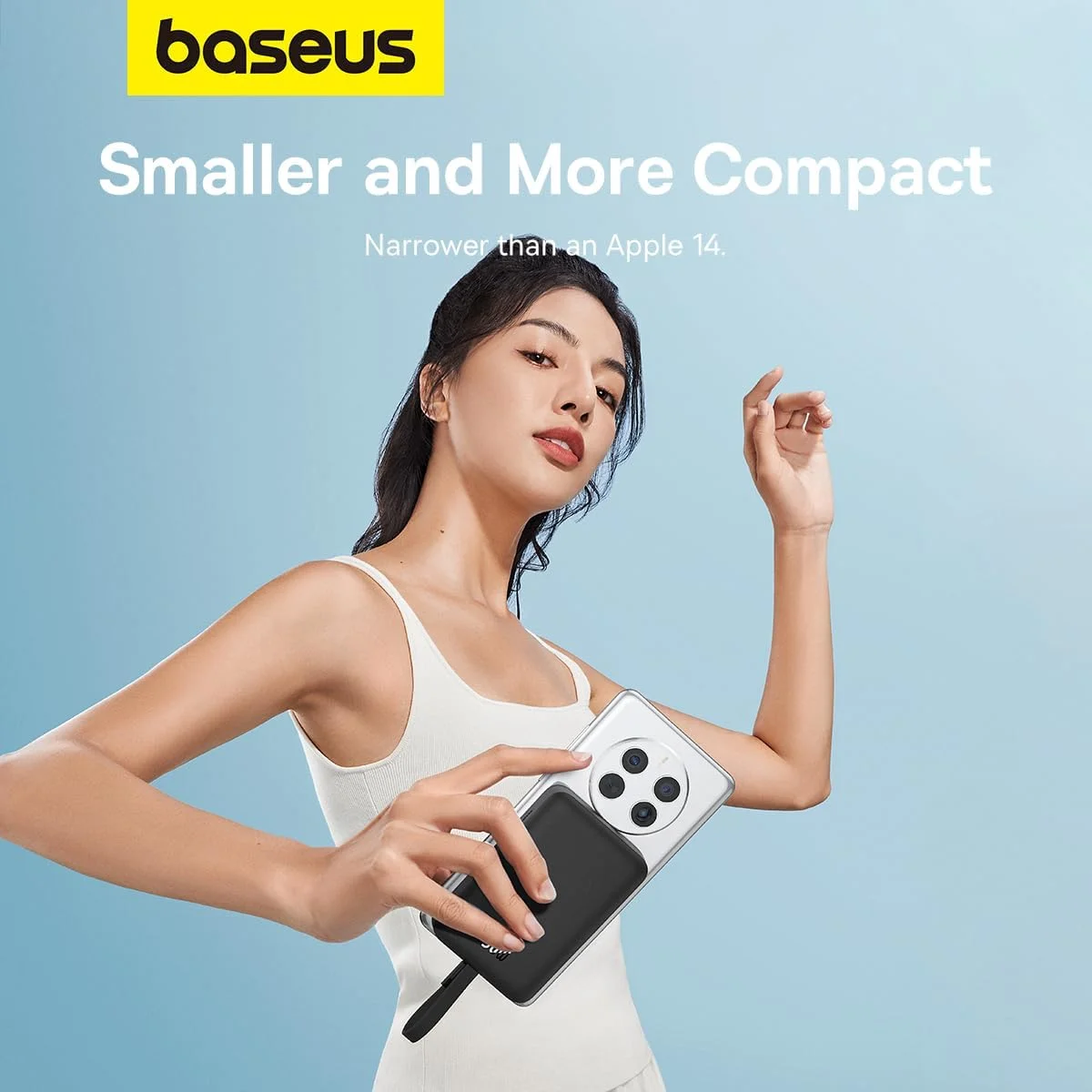 پاوربانک بیسیم مغناطیسی 30 واتی Baseus با ظرفیت 10000 میلی آمپر ساعت به همراه کابل USB C داخلی - بسته باتری سازگار با MagSafe برای آیفون 16/15/14/13، سامسونگ S25/S24 - مشکی پاوربانک بیسیم مغناطیسی 30 واتی Baseus با ظرفیت 10000 میلی آمپر ساعت به همراه کابل USB C داخلی - بسته باتری سازگار با MagSafe برای آیفون 16/15/14/13، سامسونگ S25/S24 - مشکی