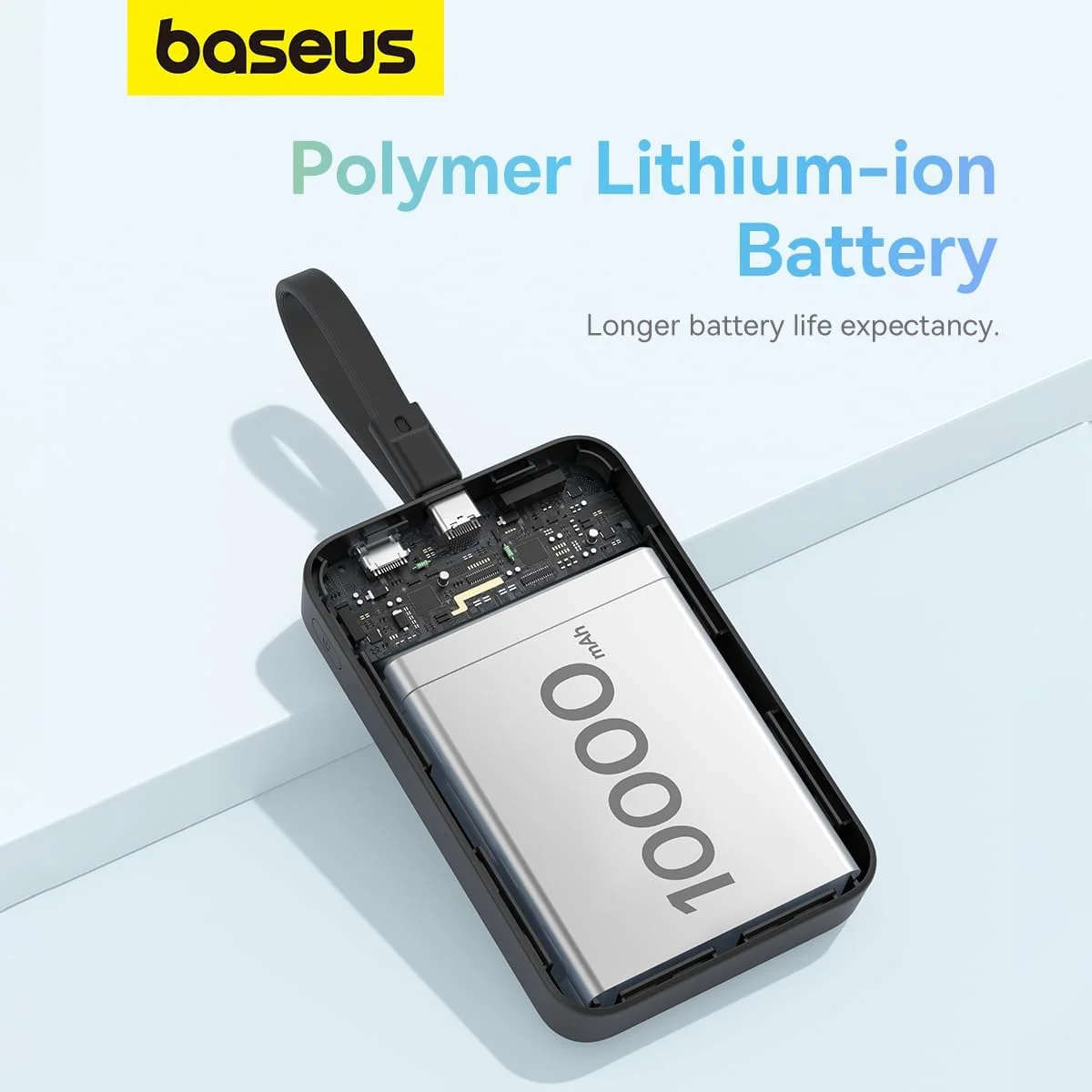 پاوربانک بیسیم مغناطیسی 30 واتی Baseus با ظرفیت 10000 میلی آمپر ساعت به همراه کابل USB C داخلی - بسته باتری سازگار با MagSafe برای آیفون 16/15/14/13، سامسونگ S25/S24 - مشکی پاوربانک بیسیم مغناطیسی 30 واتی Baseus با ظرفیت 10000 میلی آمپر ساعت به همراه کابل USB C داخلی - بسته باتری سازگار با MagSafe برای آیفون 16/15/14/13، سامسونگ S25/S24 - مشکی