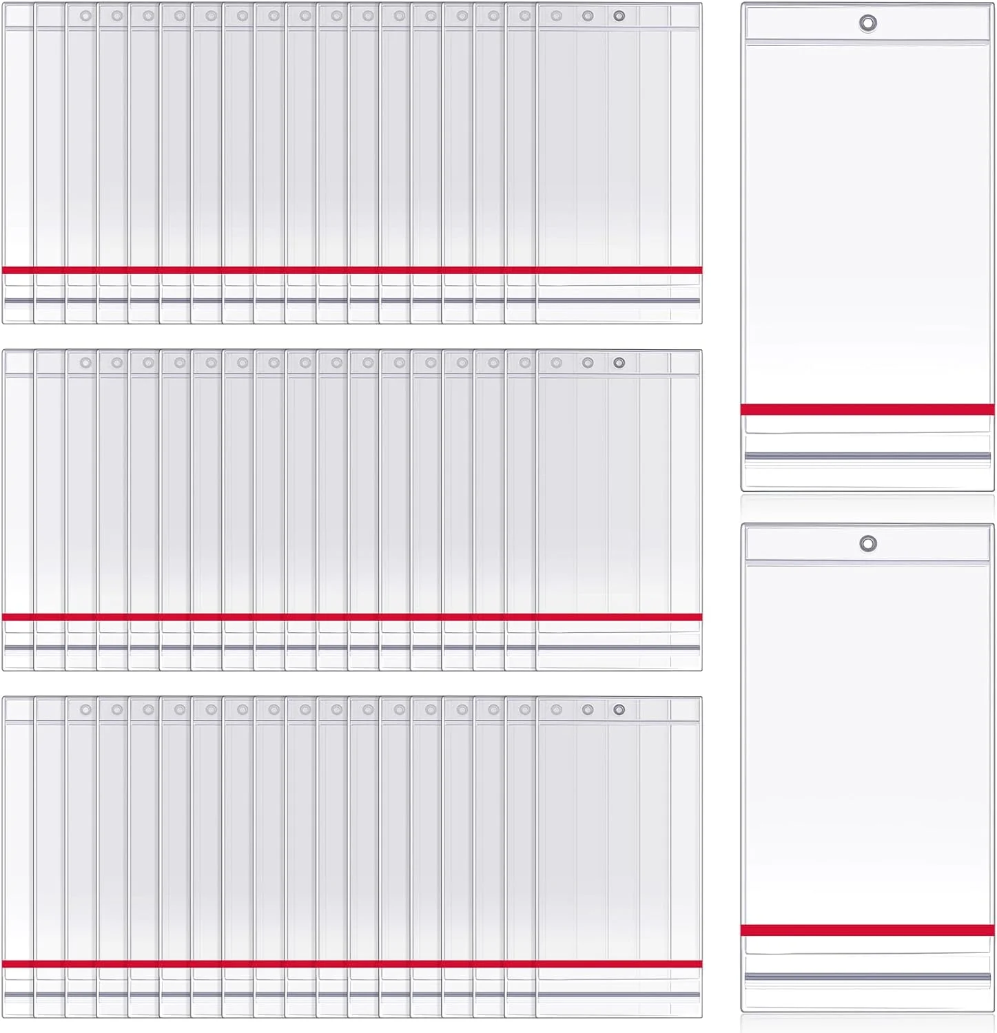 کاور برچسب آتش نشانی قابل بستن مجدد Faccito، بسته 50 عددی، کاور شفاف برچسب بازرسی آتش نشانی، کیف برچسب، 16.8 x 8.4 سانتیمتر کاور برچسب آتش نشانی قابل بستن مجدد Faccito، بسته 50 عددی، کاور شفاف برچسب بازرسی آتش نشانی، کیف برچسب، 16.8 x 8.4 سانتیمتر