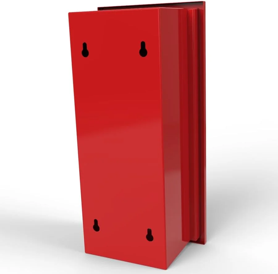 جعبه آتش نشانی سایز بزرگ، ارتفاع 58 سانتی متر، مناسب برای کپسول تا 9 کیلوگرم | محفظه نگهداری آتش نشانی | کابینت ضد آب | جعبه نصب دیواری کپسول آتش نشانی | محفظه نگهداری ایمنی آتش نشانی قابل مشاهده | نصب روی دیوار