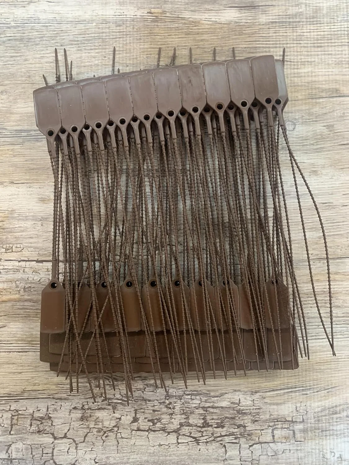 بست های برچسب چمدان امنیتی برای خاموش کننده آتش، پلمپ دستکاری شده x 25 (قهوه ای) بست های برچسب چمدان امنیتی برای خاموش کننده آتش، پلمپ دستکاری شده x 25 (قهوه ای)