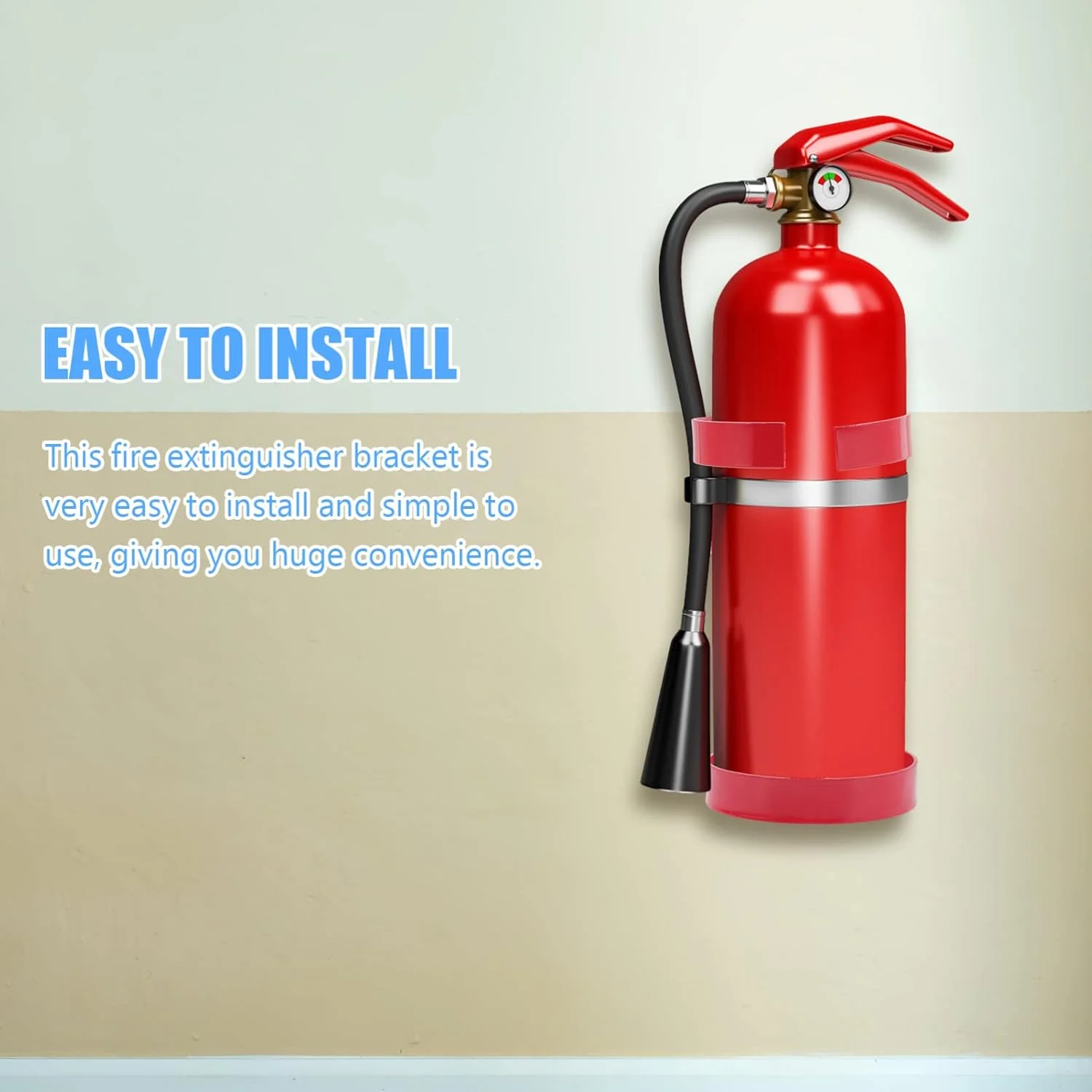 4 عدد بست نگهدارنده کپسول آتش نشانی، بست فلزی کپسول آتش نشانی