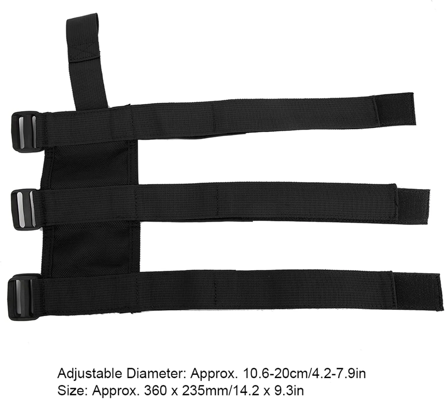 کمربند نگهدارنده کپسول آتش نشانی خودرو، کمربند نگهدارنده قابل تنظیم کپسول آتش نشانی مناسب برای TJ YJ JK CJ (مشکی)