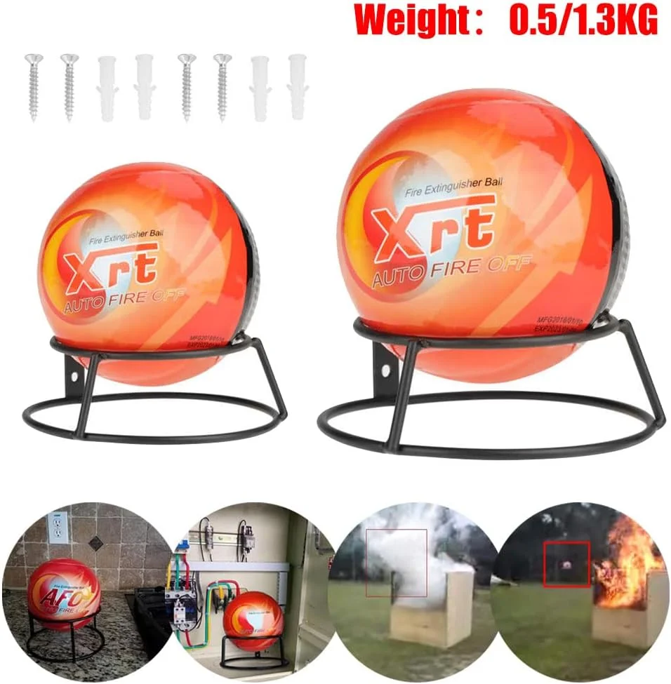 توپ اطفاء حریق، توپ آتش نشانی AFO پودر خشک اتوماتیک برای اطفاء حریق خودرو، خانه، 0.5 کیلوگرم توپ اطفاء حریق، توپ آتش نشانی AFO پودر خشک اتوماتیک برای اطفاء حریق خودرو، خانه، 0.5 کیلوگرم