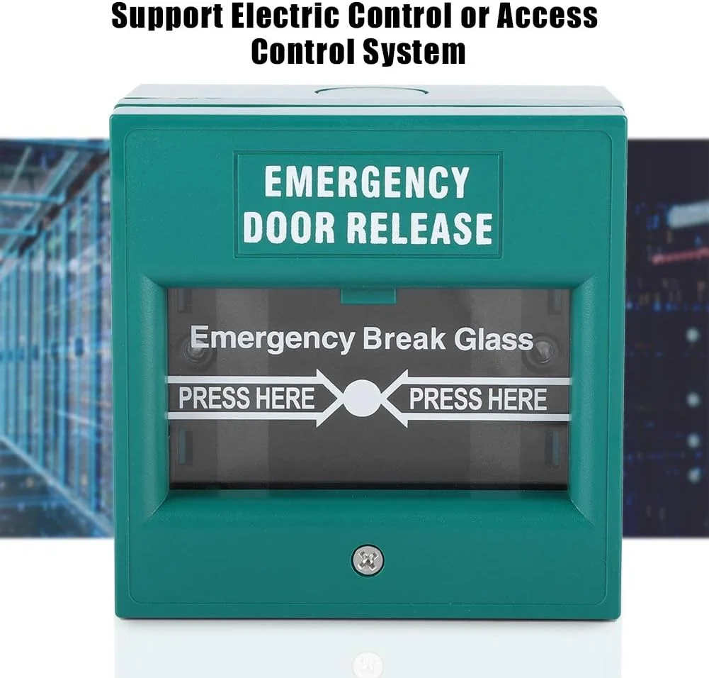 دکمه آلارم آتش نشانی خروج اضطراری برای درب، کلید شکستن درب امنیتی منزل به همراه 1 دکمه اضطراری و 1 کیت نصب دکمه آلارم آتش نشانی خروج اضطراری برای درب، کلید شکستن درب امنیتی منزل به همراه 1 دکمه اضطراری و 1 کیت نصب