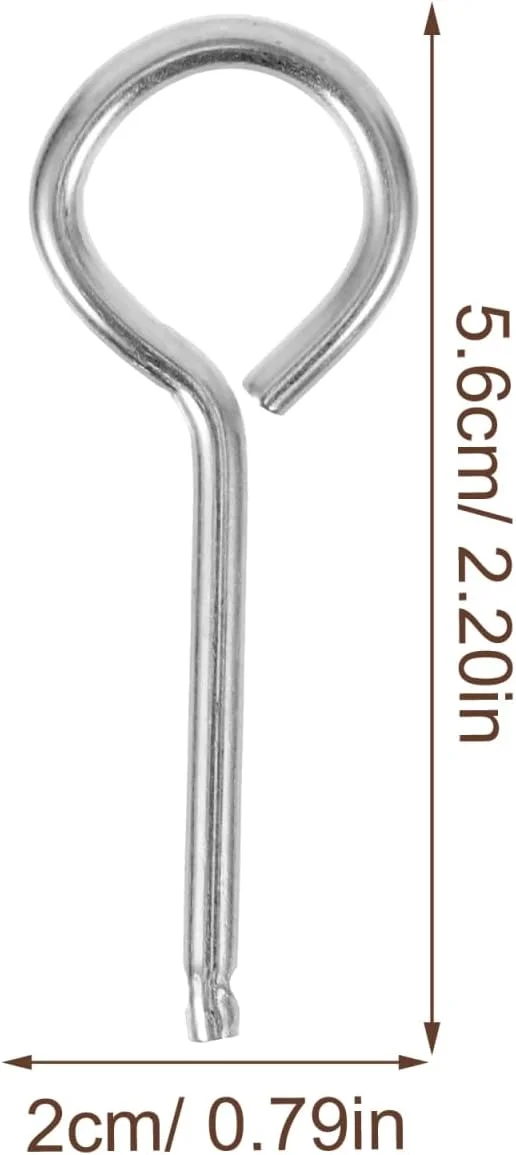 DOITOOL مجموعه 10 عددی پین قفل آتش نشانی همراه با برچسب های پلمپ برای تجهیزات ایمنی آتش نشانی، پین های کششی قابل اعتماد برای آتش نشانی