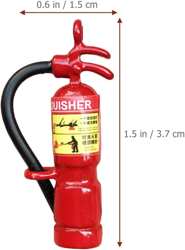 بهترین زون مجموعه 15 عددی مینیاتوری کپسول آتش نشانی اسباب بازی، لوازم بیرونی، ابزار کاردستی، دکور خانه، مدل های منظره کوچک، اسباب بازی آب پاش