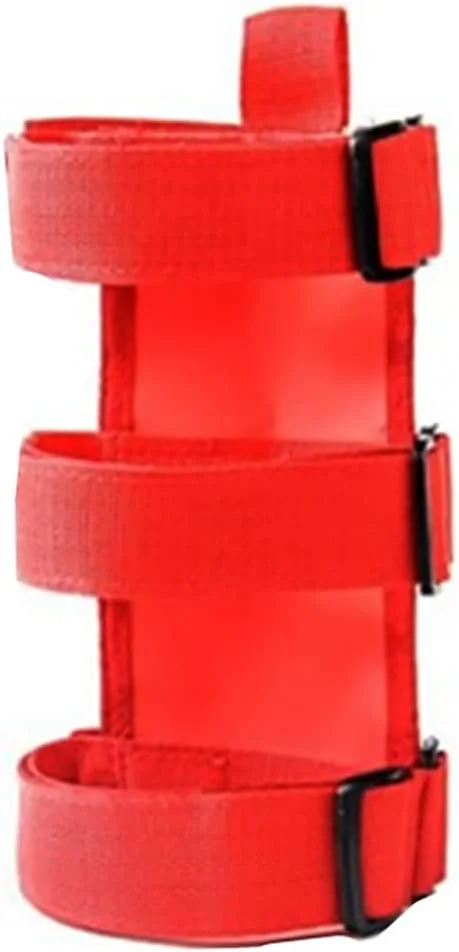 نگهدارنده کپسول آتش نشانی رول بار ANCLLO، بند نگهدارنده قابل تنظیم کپسول آتش نشانی برای جیپ رانگلر CJ، YJ، TJ، LJ، JK، JKU، JL، JLU (قرمز)