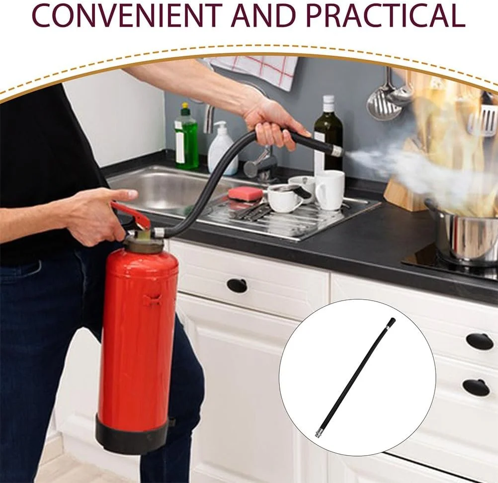 آنگویلی 4 عدد شلنگ پودر آتش نشانی سازگار شلنگ اسپری پودر خشک قابل انعطاف جایگزین