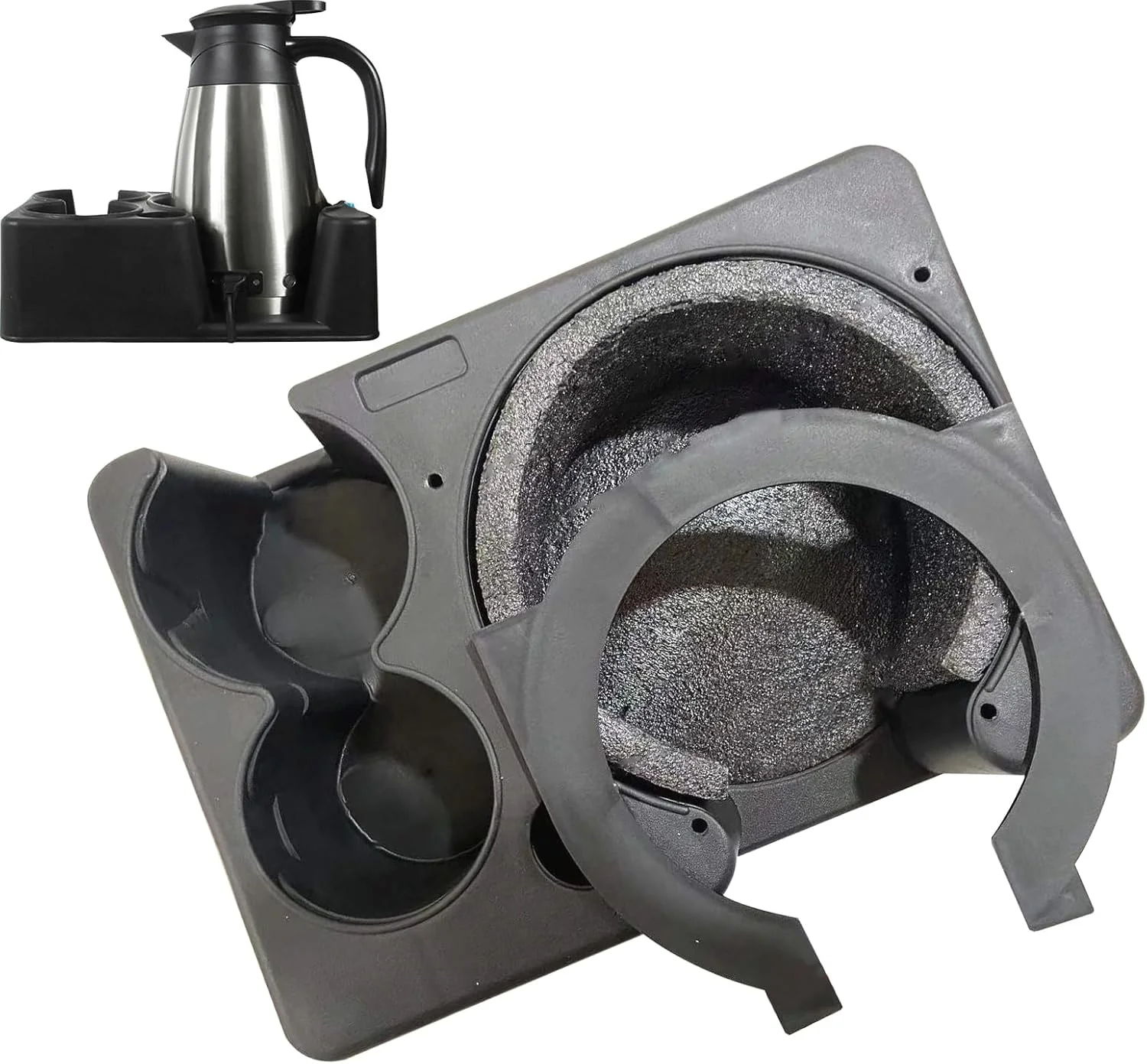 نگهدارنده لیوان خودرو | پایه ثابت کپسول آتش نشانی 4 سوراخه - نگهدارنده چند منظوره بطری آب خودرو لوازم جانبی داخلی خودرو مقاوم در برابر حرارت برای مسافرت های خانگی