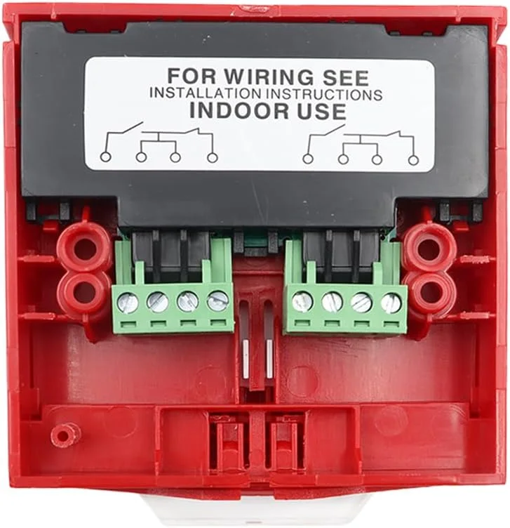 شستی اعلام حریق قابل تنظیم مجدد Alnicov با محافظ پوشش بالابر آژیر، نصب سطحی با نشانگر وضعیت LED، پلاستیک قرمز، کلید رهاسازی قفل درب خروج اضطراری شستی اعلام حریق قابل تنظیم مجدد Alnicov با محافظ پوشش بالابر آژیر، نصب سطحی با نشانگر وضعیت LED، پلاستیک قرمز، کلید رهاسازی قفل درب خروج اضطراری