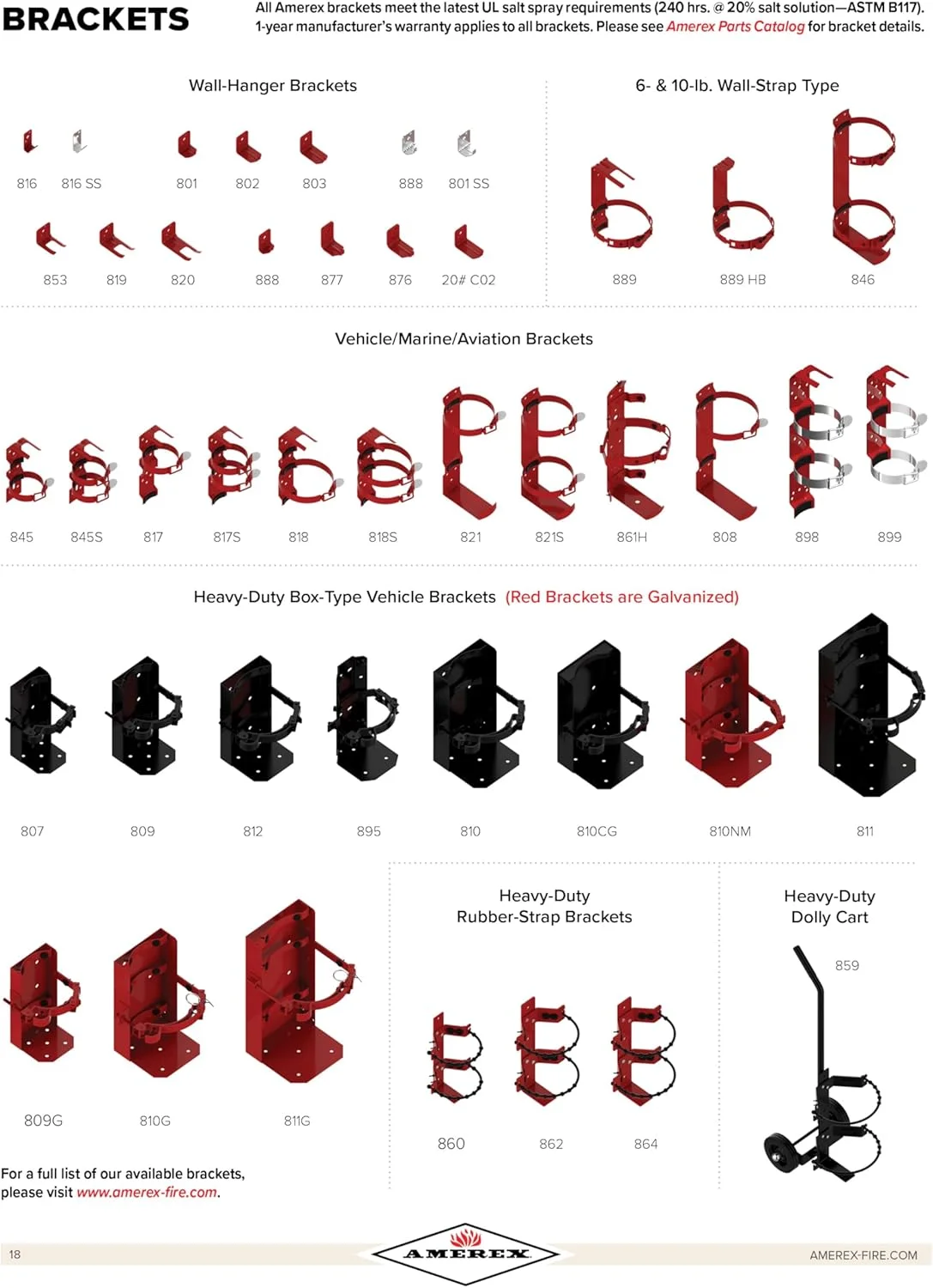 نگهدارنده سنگین Amerex 807، مشکی