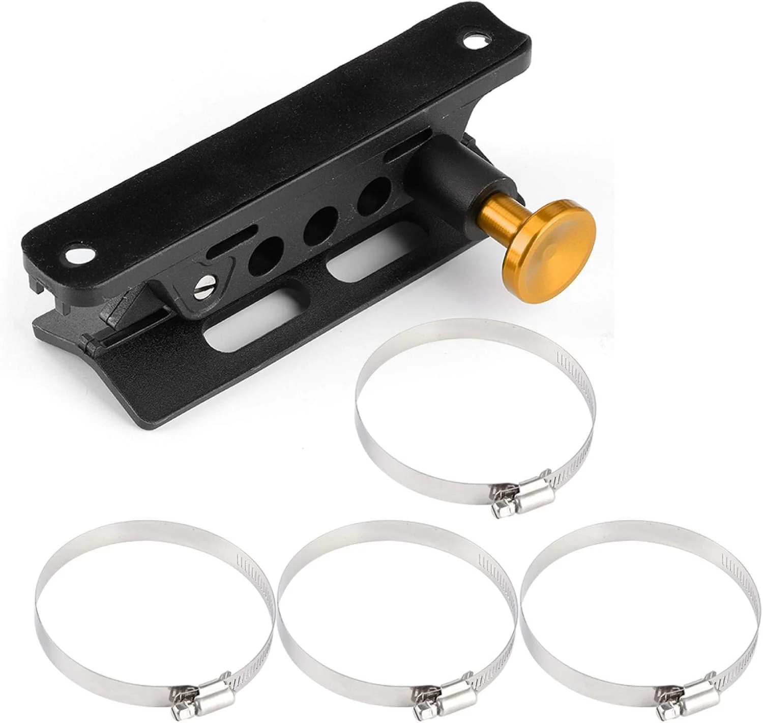 پایه نگهدارنده کپسول آتش نشانی Akozon، قابل تنظیم، جهانی، مناسب برای میله های محافظ خودرو، با قابلیت رهاسازی سریع، مناسب برای جیپ رانگلر اسپرت/J-K/Sah-ara (طلایی)