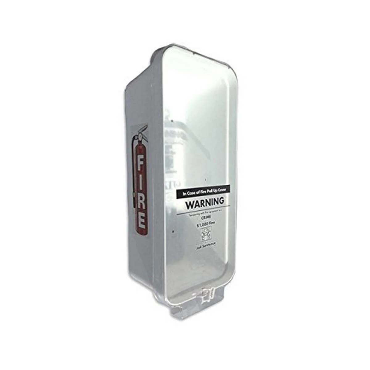 جعبه آتش نشانی جنگجو پلاستیکی سفید رنگ CATO 95101، بدنه و پانل شفاف، مناسب برای کپسول آتش نشانی 10 پوندی جعبه آتش نشانی جنگجو پلاستیکی سفید رنگ CATO 95101، بدنه و پانل شفاف، مناسب برای کپسول آتش نشانی 10 پوندی