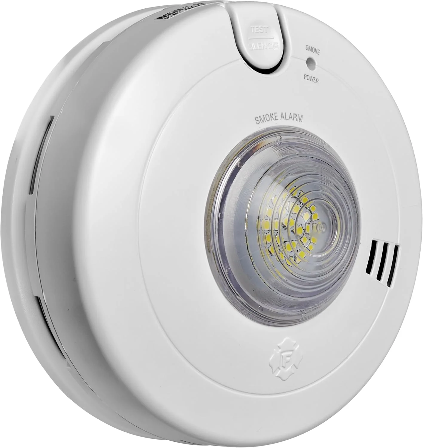 آشکارساز دود سیم‌کشی شده First Alert BRK 7020BSL برای افراد کم شنوا با چراغ بارقه‌ای LED