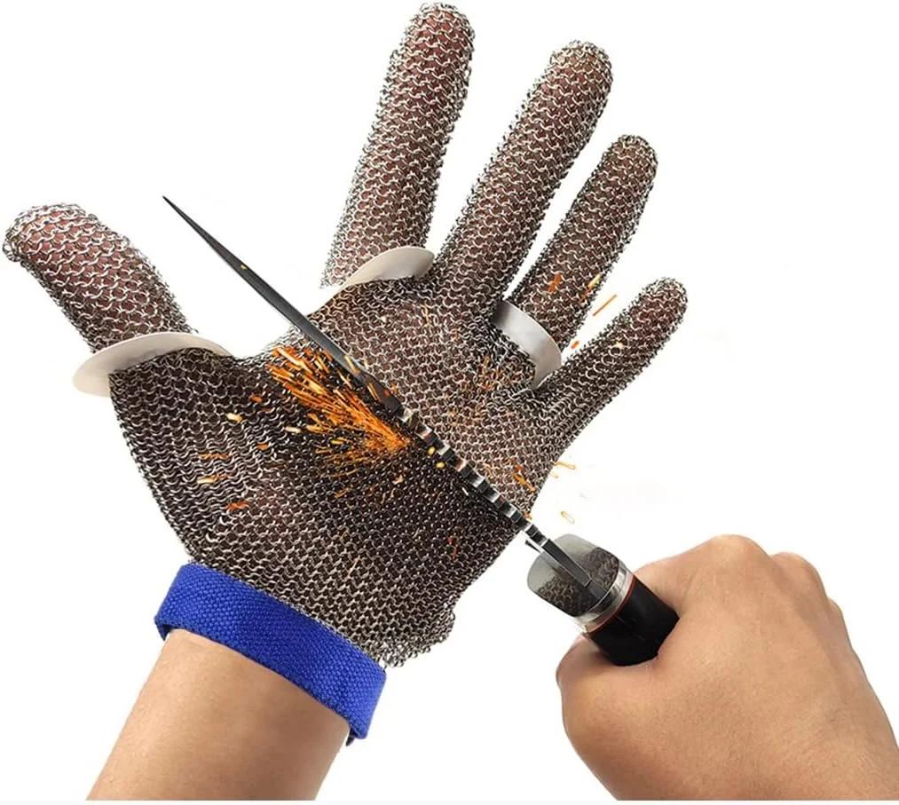 دستکش ضد برش فلزی مدل Chain Mail سایز M