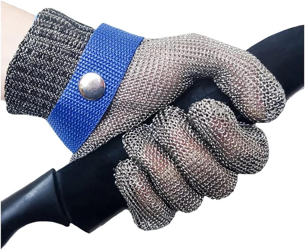 دستکش ایمنی ضد برش LCYDMJ مدل Steel Wire بسته ۶ عددی