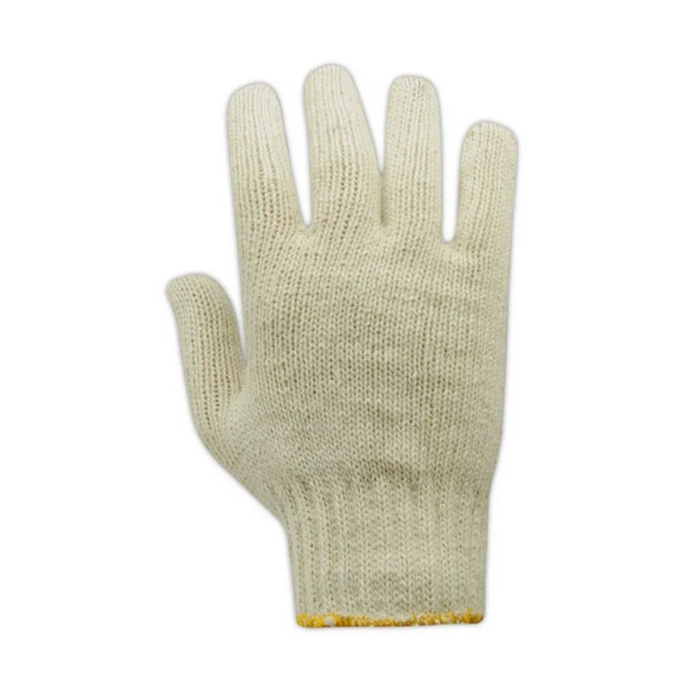 دستکش بافتنی استاندارد Magid Glove & Safety T193 KnitMaster، ترکیبی از پنبه و پلی استر، مردانه (مناسب سایز بزرگ)، رنگ طبیعی (12 جفت)