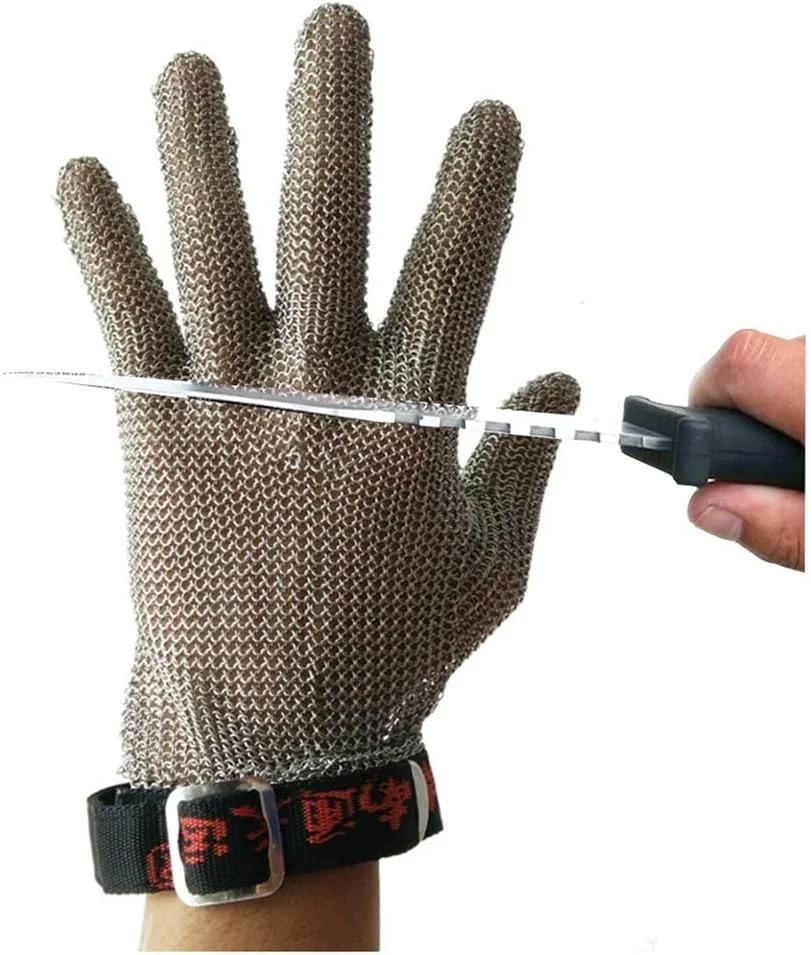 دستکش ایمنی ضد برش BCPPO مدل Chainmail سایز XXS