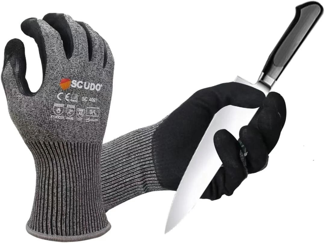 دستکش ایمنی ضد برش SCUDO® – SC 4097 Flexi Cut با چسبندگی فوق العاده، محافظت از دست در برابر برش