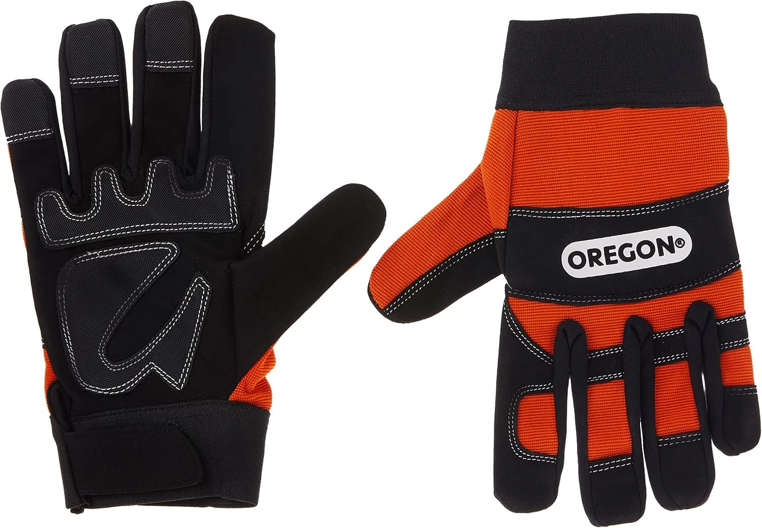 دستکش ایمنی کار با اره زنجیری محافظتی اورگان، محافظت از دست چپ، سایز بزرگ، مشکی