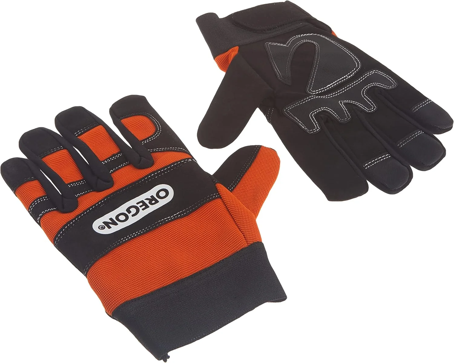 دستکش ایمنی کار با اره زنجیری محافظتی اورگان، محافظت از دست چپ، سایز بزرگ، مشکی