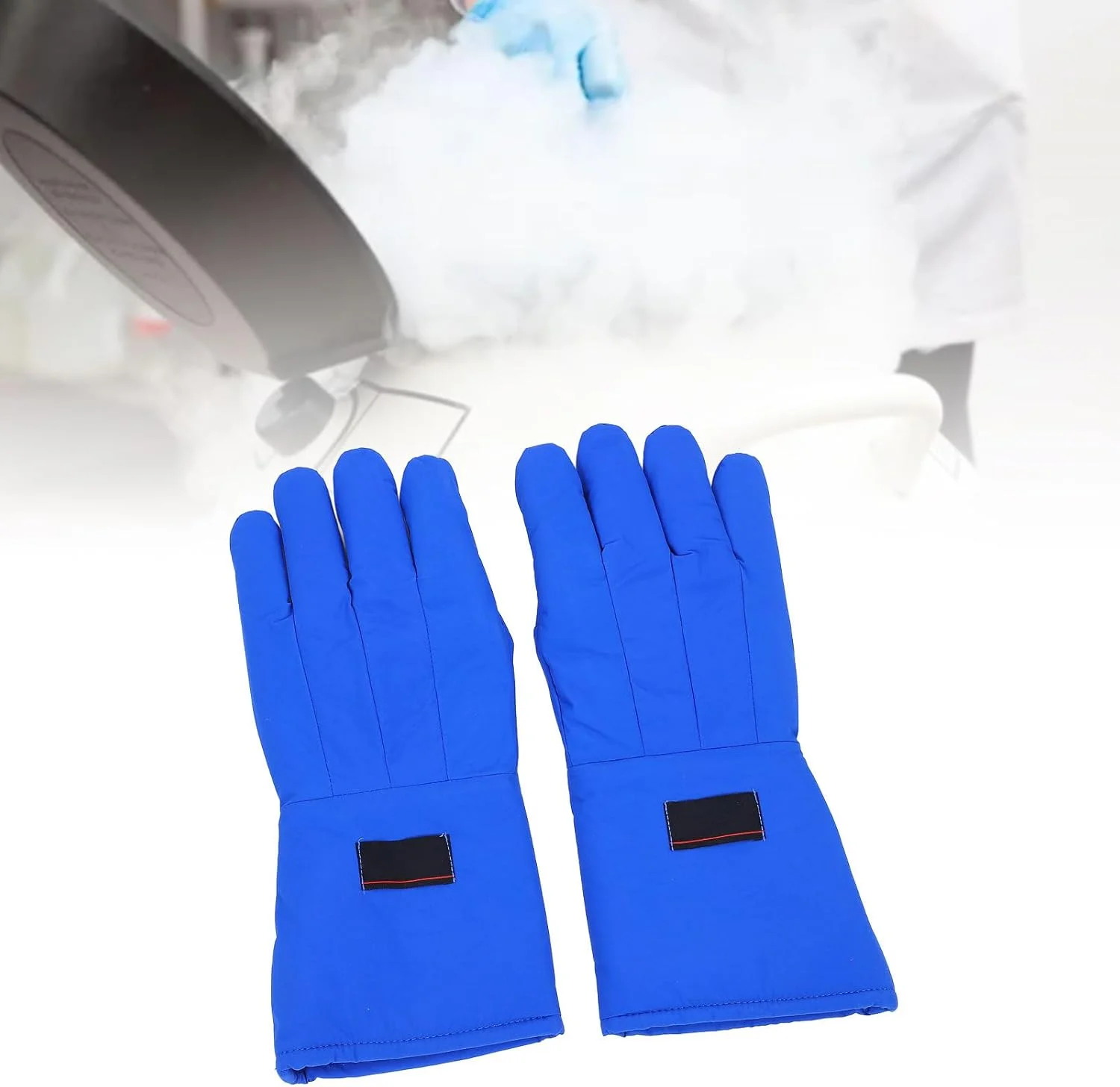 دستکش های کرایوژنیک Luqeeg، دستکش های محافظ مقاوم در برابر دمای پایین، دستکش های ایمنی محافظ سردخانه ای دمای پایین برای نگهداری نیتروژن مایع و یخ خشک، گرم و با دمای ثابت