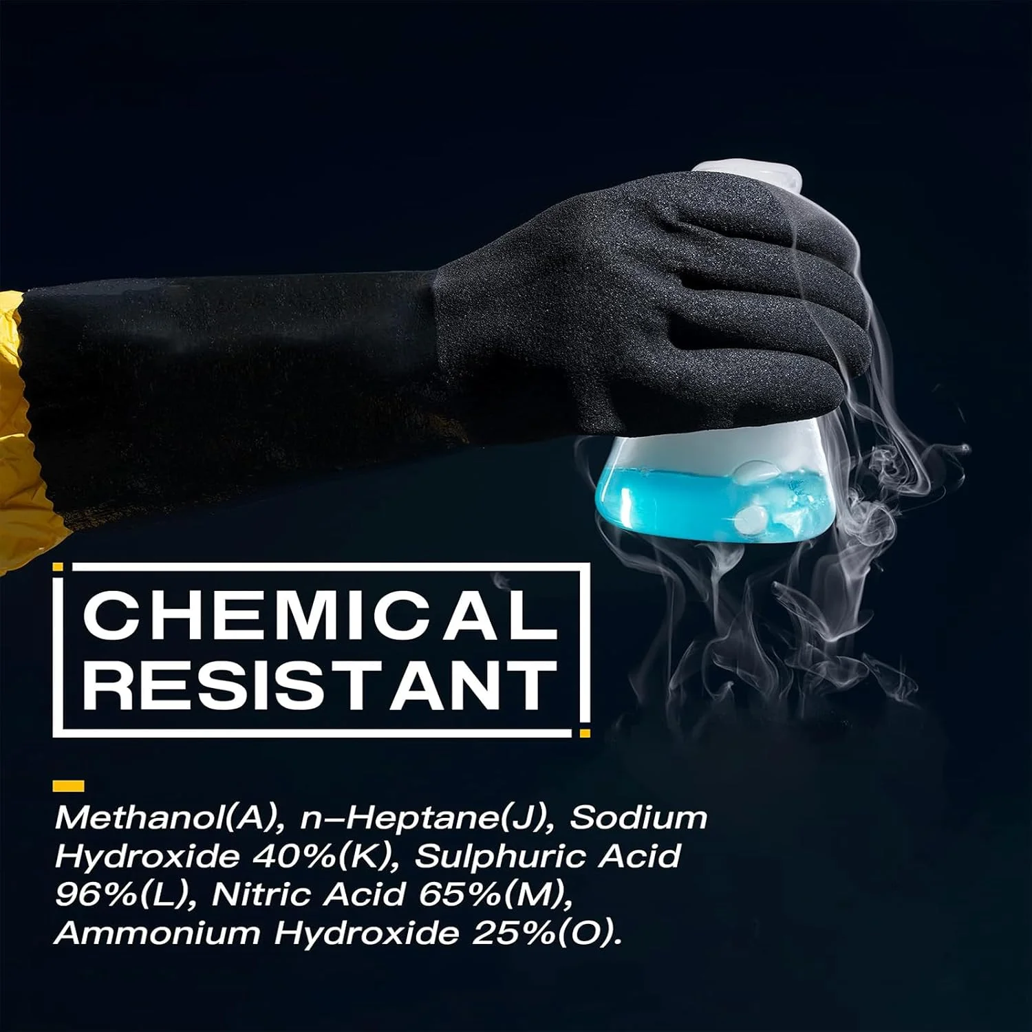 دستکش های مقاوم در برابر مواد شیمیایی، 1 جفت دستکش لاستیکی سنگین و قابل استفاده مجدد با کف دست بافت دار MicroFoam، دستکش های کار پوشش دار، محافظت در برابر اسید، قلیایی و روغن، دستکش های ایمنی صنعتی برای مردان، مشکی، بزرگ دستکش های مقاوم در برابر مواد شیمیایی، 1 جفت دستکش لاستیکی سنگین و قابل استفاده مجدد با کف دست بافت دار MicroFoam، دستکش های کار پوشش دار، محافظت در برابر اسید، قلیایی و روغن، دستکش های ایمنی صنعتی برای مردان، مشکی، بزرگ