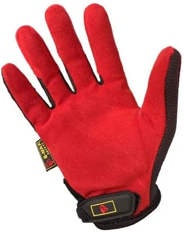 دستکش ایمنی مکانیکی B-MAX، مدل BM2013-A، سایز مدیوم، لارج، ایکس لارج، آبی - مقاومت بالا در برابر سایش، راحت، پوشیدن و درآوردن آسان